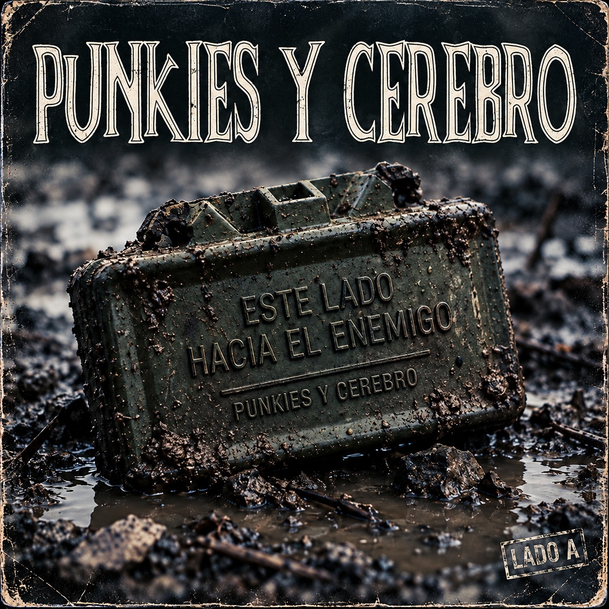 Carátula de Este lado hacia el enemigo, de Punkies y Cerebro